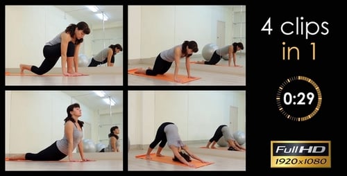 La fille est engagée dans le yoga 2