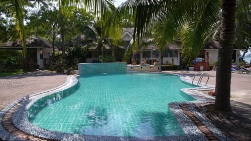 Tropical Swimming Pool In Luxury Resort