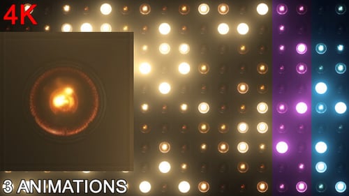 Luces parpadeantes 4K