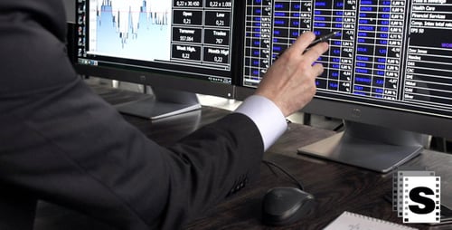 Büroangestellter der Börse