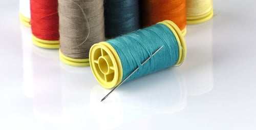 Fabric Rolls and Needle 2
