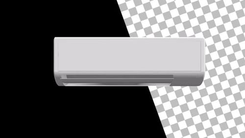 3D Air Conditioner Transparent