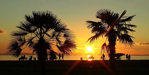 People at Sunset
