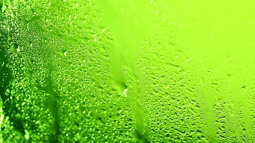 Wassertropfen spritzen auf Glas 398