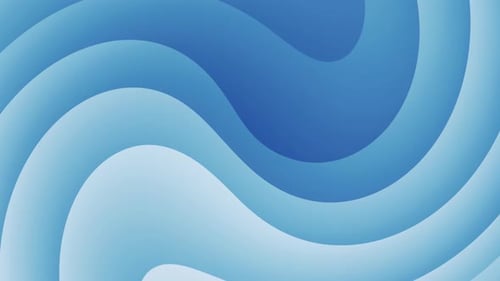 Abstract Blue Wavy Background Loop