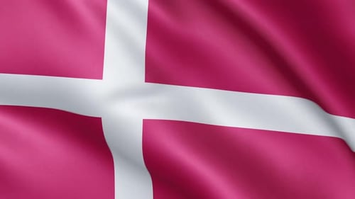 Seamless Loop of an Abstract Waving Flag Design