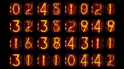 Nixie Clock Numerische Zähler 3