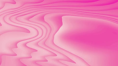 Fluid Pink Abstract Background Loop with Smooth Waves