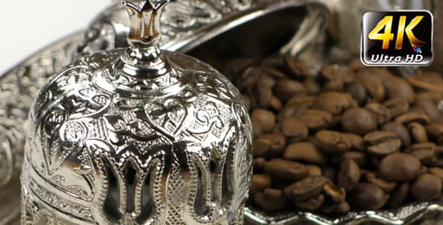 Roasted Coffee and Antique Anatolian Pot 2