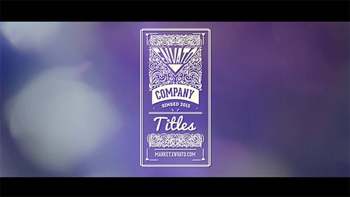 Decorative Vintage Titles and Animated Badges Pack