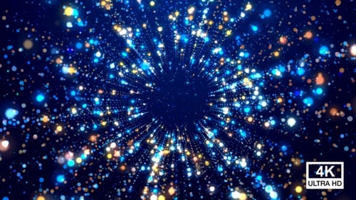 Particles Tunnel 4K