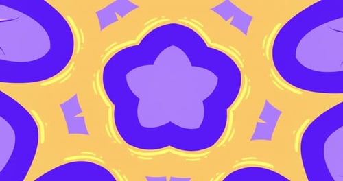 Abstract Geometric Kaleidoscope Expanding Background Animation