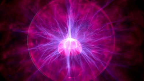 Abstract Light Plasma Energy Orb