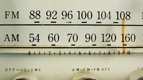 Radio-Zifferblatt im