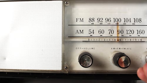 Vintage-Radio-Wahlfrequenz 1