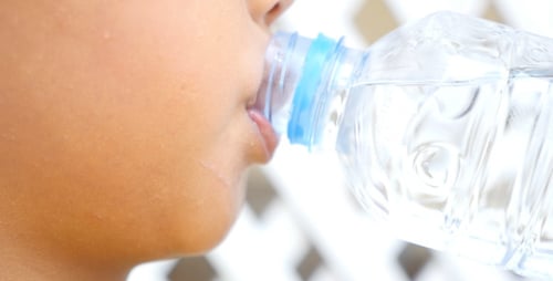 Kid Drinking Water