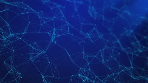 Seamless Abstract Digital Network Background Loop