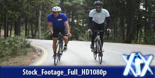 Cyclists On Road
