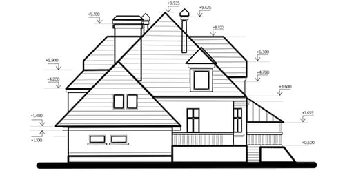 Animierte Illustration architektonischer Themen 1