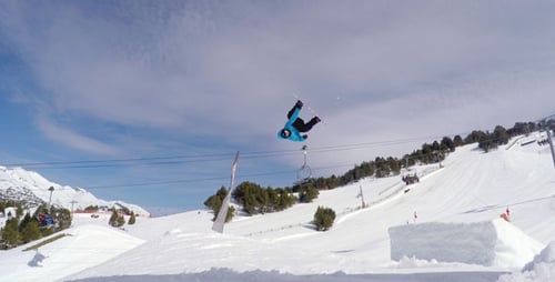 Snowboardspringen