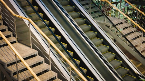 Escalators And Stairs