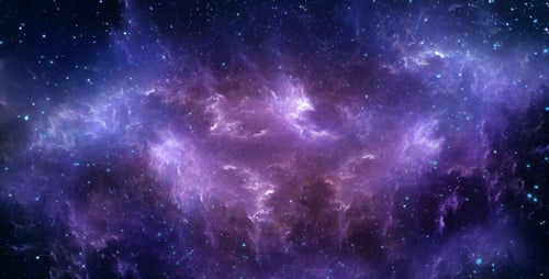 Flying Through Cosmic Nebula Space Background Loop