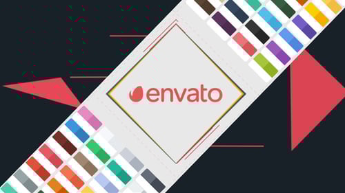 Flat Geometric Logo Intro