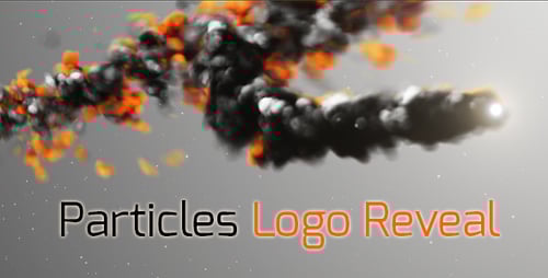 Dynamic Particle Light Burst Logo Intro