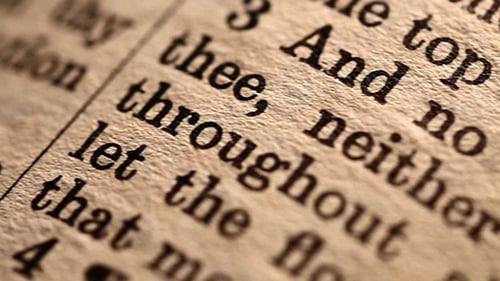 Old Holy Bible 414