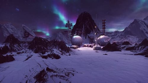 Base espacial y brillo del cielo