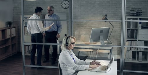 Büro-Routine