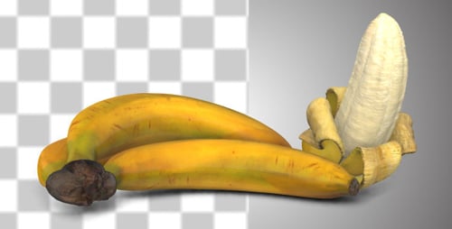Bananen mit Alpha-Kanal
