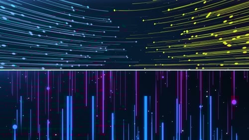 Abstract Line Particles