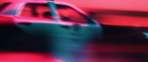 Fast Police Car Tracking at Night in the City