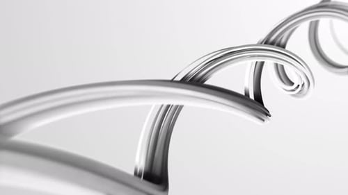 4k- abstract rendering of circles promo pattern rendering process with rings animation background