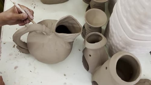 Working In A Ceramic Workshop 17