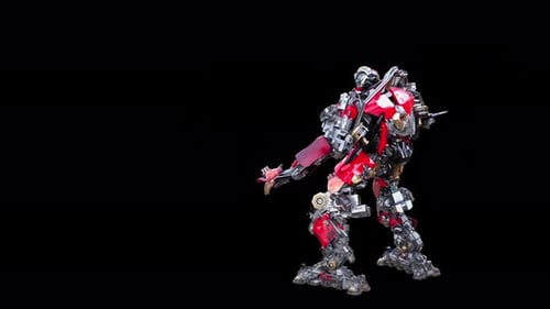87 robot de pie 2H ataque mágico 4K