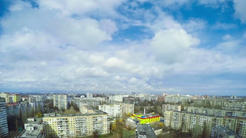 Wolken über der Stadt