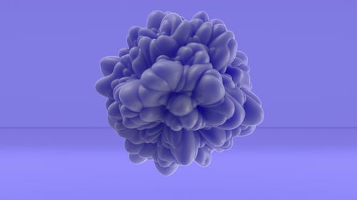 Abstract sphere with bulging