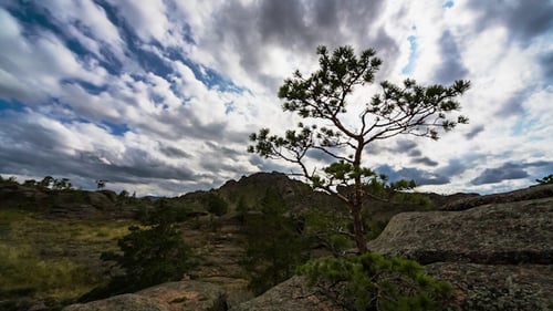 Panoramic View of Rocky Terrain