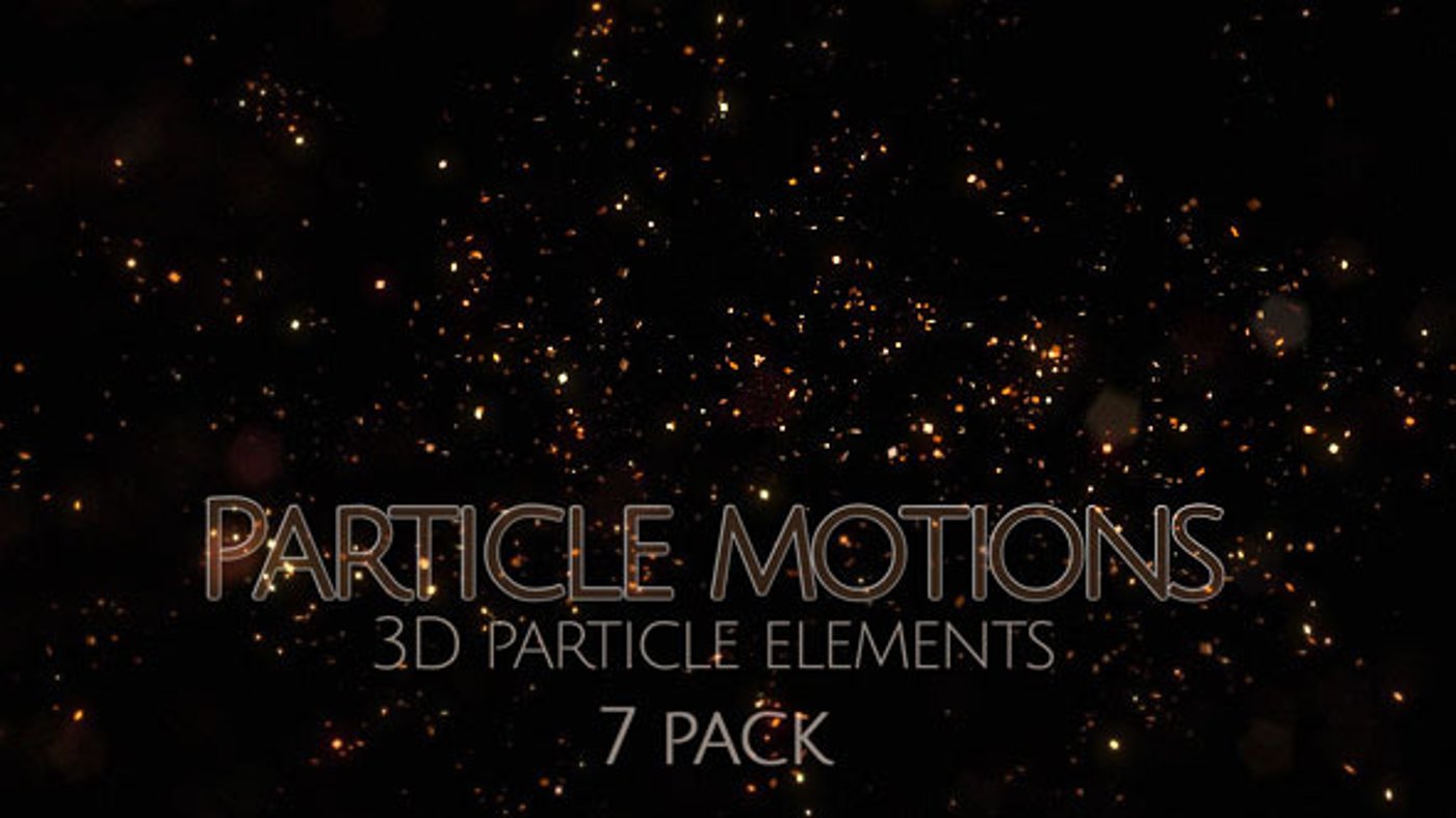 Abstract Glowing Particles Video Overlay, Elements Motion Graphics ft ...