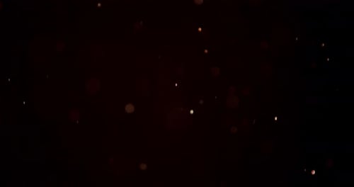 yellow circle particles