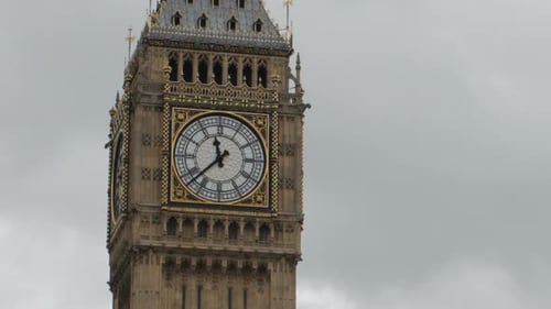 Zeitraffer von Big Ben Clock, Parlament, Westminster, London 1