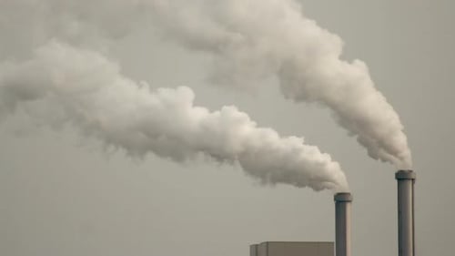 Umweltverschmutzung Rauch Industrieller Schornstein 3