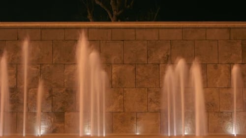Timelapse Of Fountain At Night In Rome 1