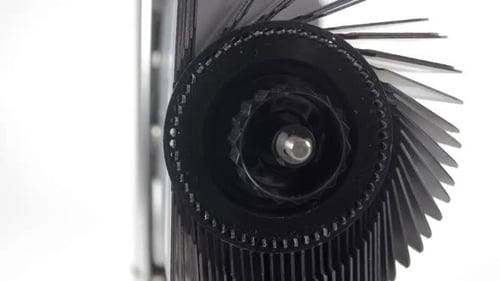 Rotating Time Flaps of Mechanical Clock