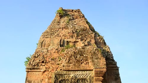 Ancient Temple Room On Top Of The Temple - Angkor Wat Temple Complex, Cambodia