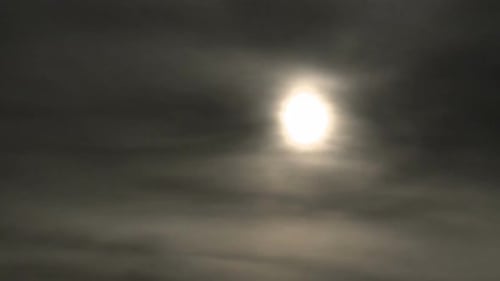 Sun Travels Through The Clouds