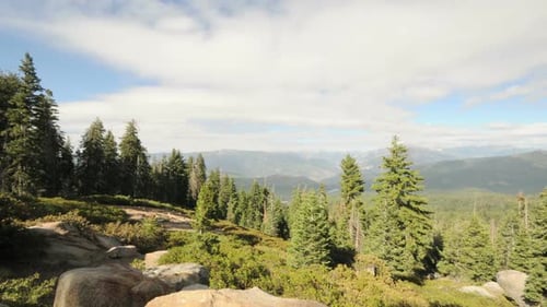 Scenic Mountainous Landscape View on a Sunny Day