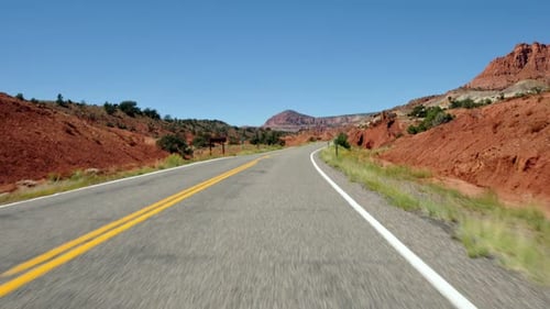 Driving Through Capital Reef Utah - 1